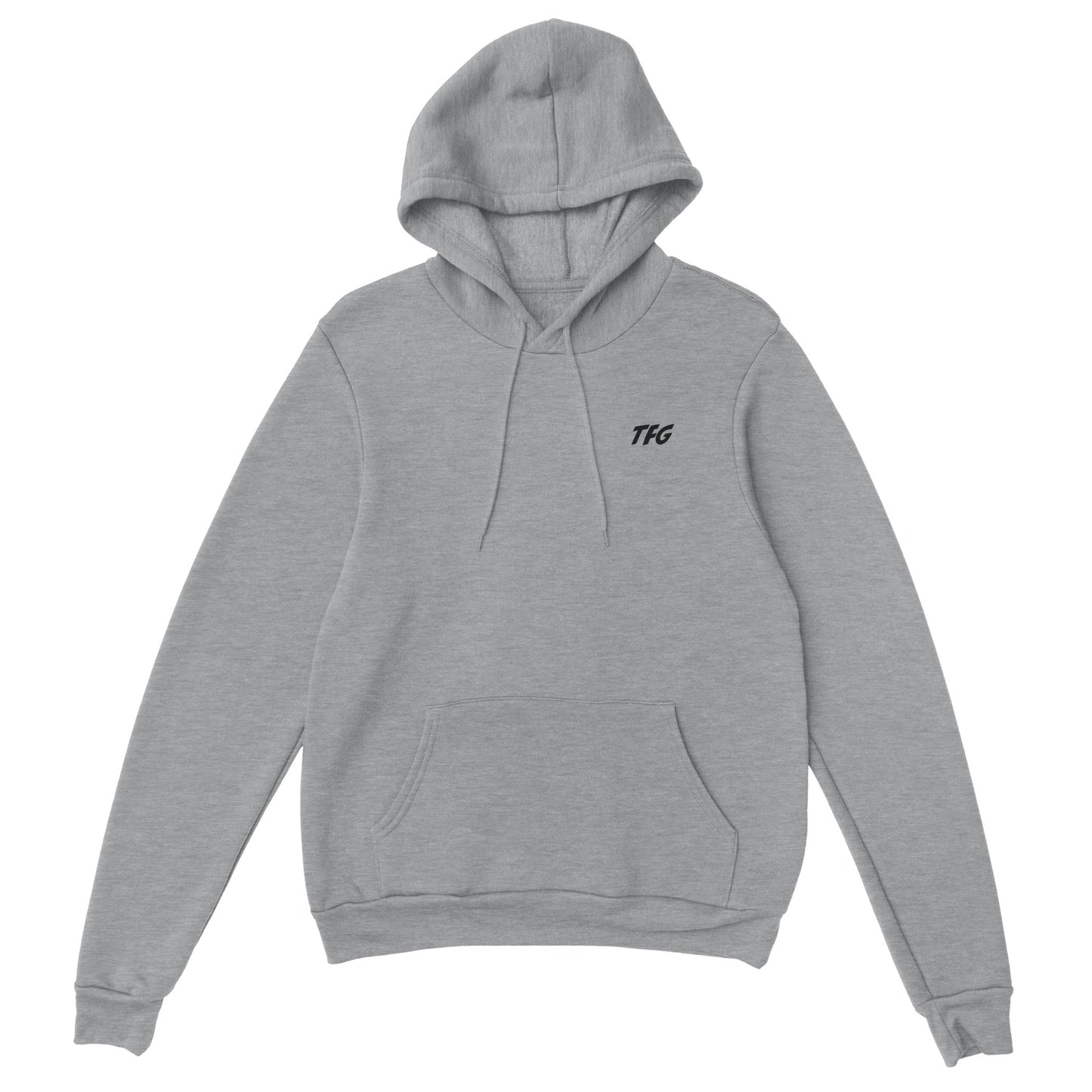 TFG front back zwart hoodie