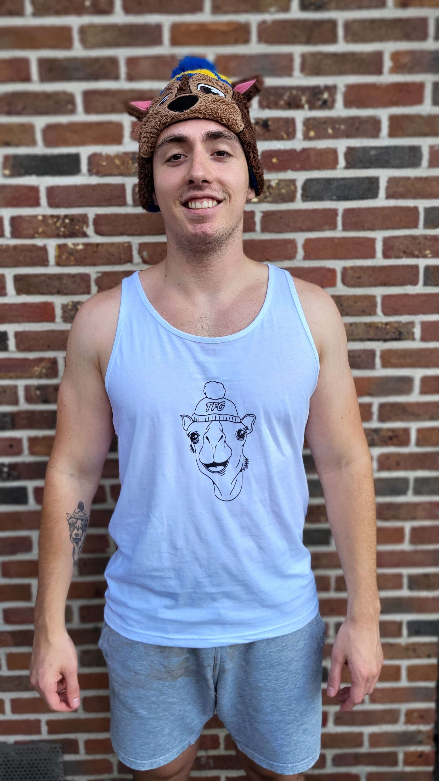 Kameel logo zwart groot TankTop