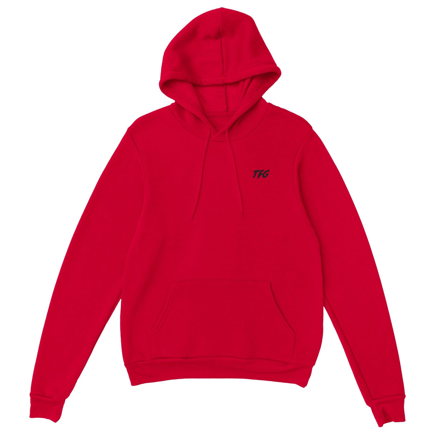 TFG front back zwart hoodie