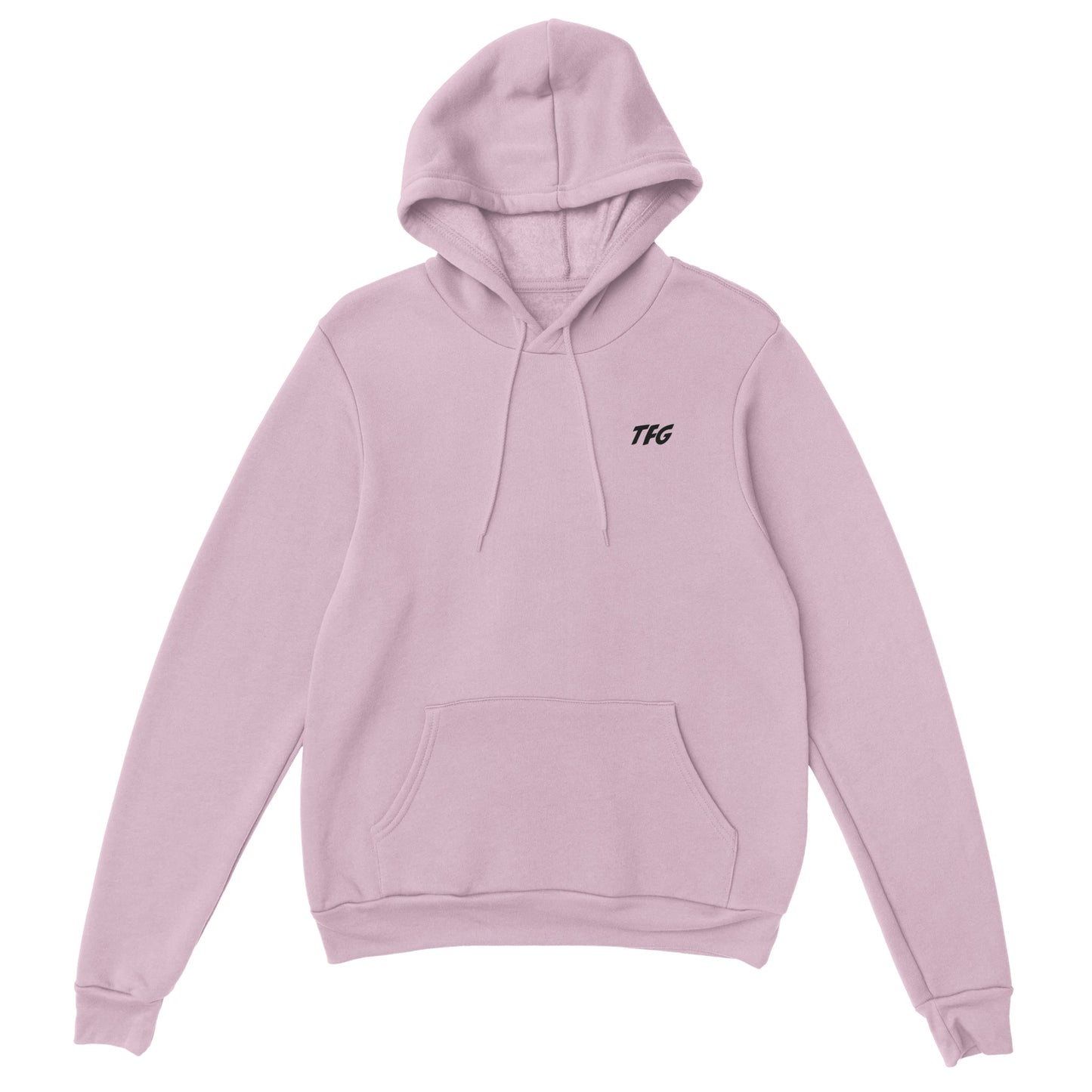 TFG front back zwart hoodie