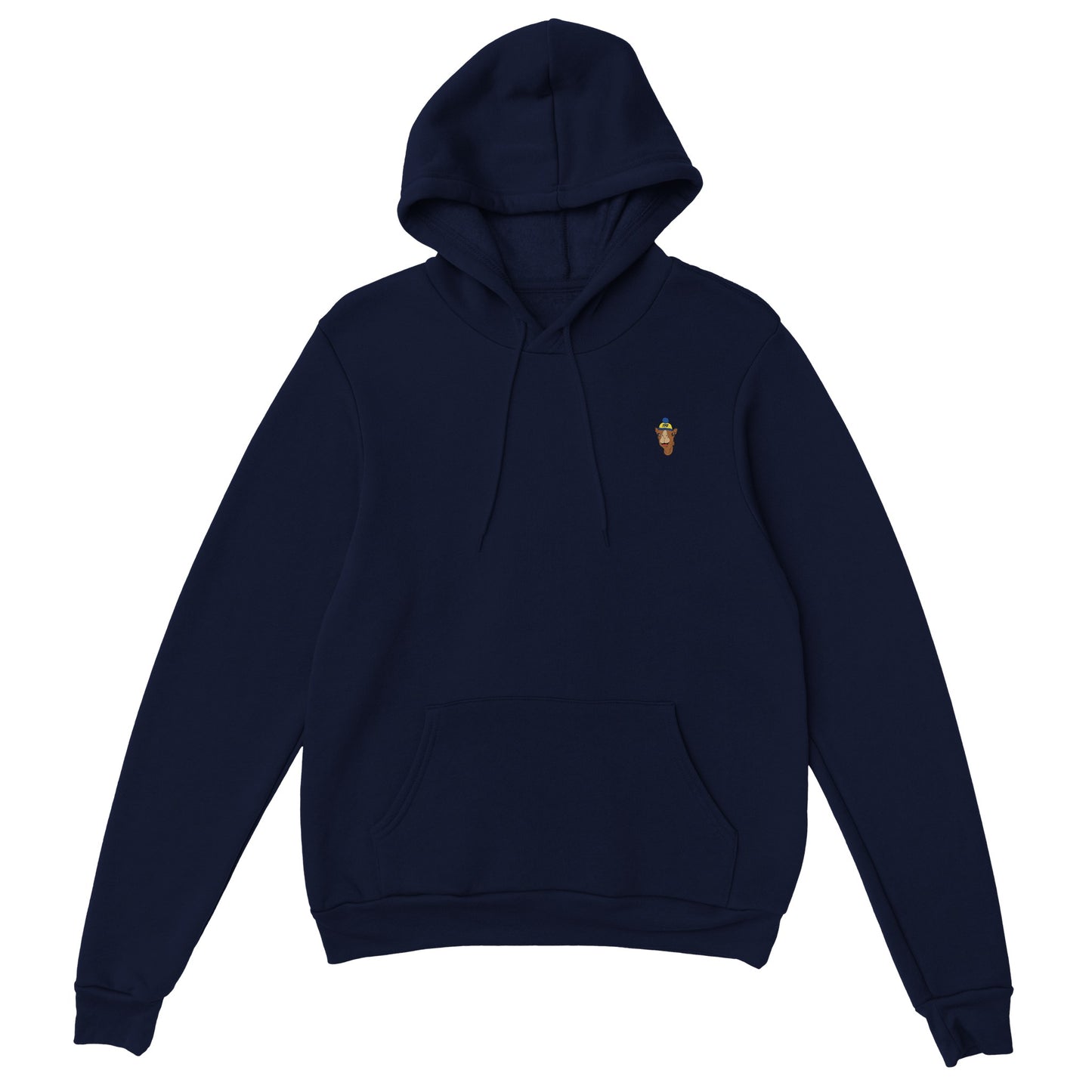 Kameel klein kleur hoodie