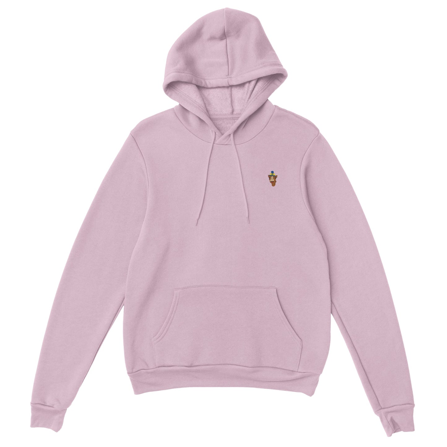 Kameel klein kleur hoodie