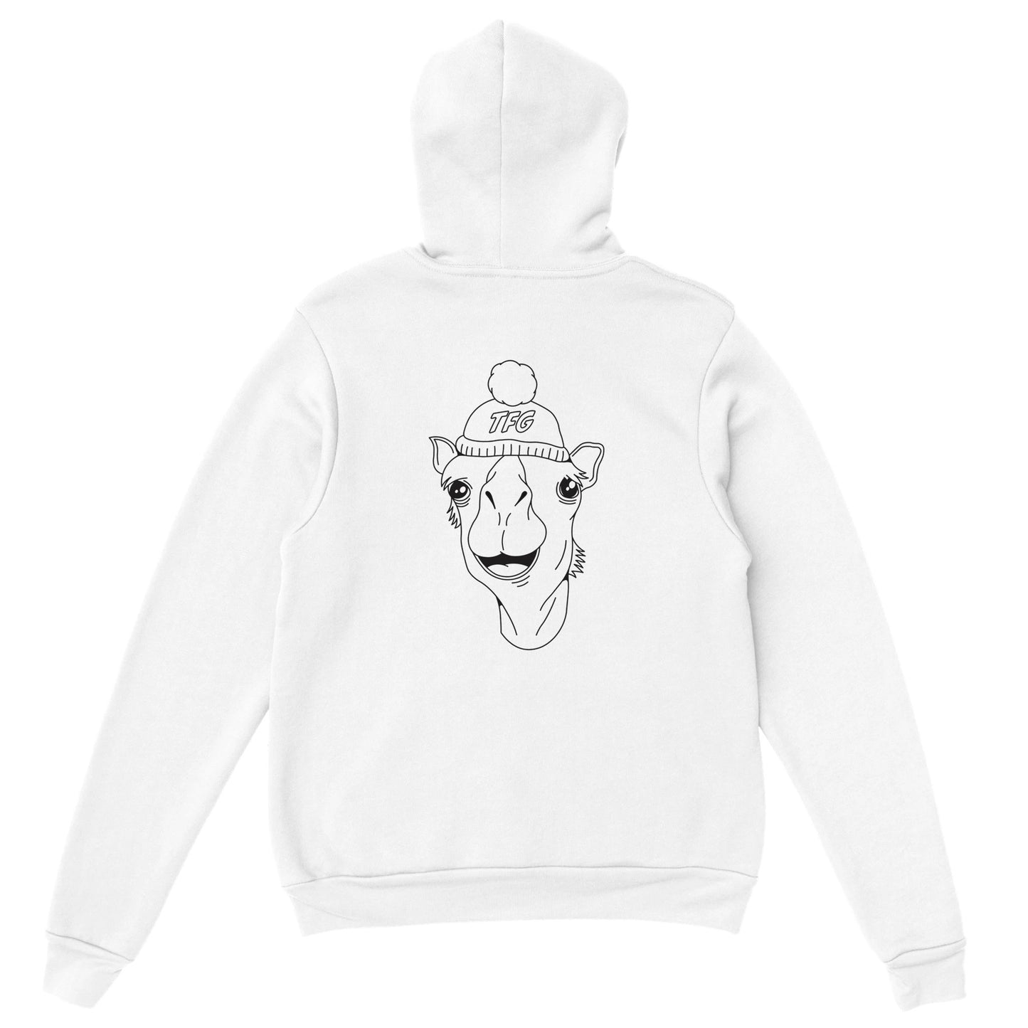 TFG front back zwart hoodie