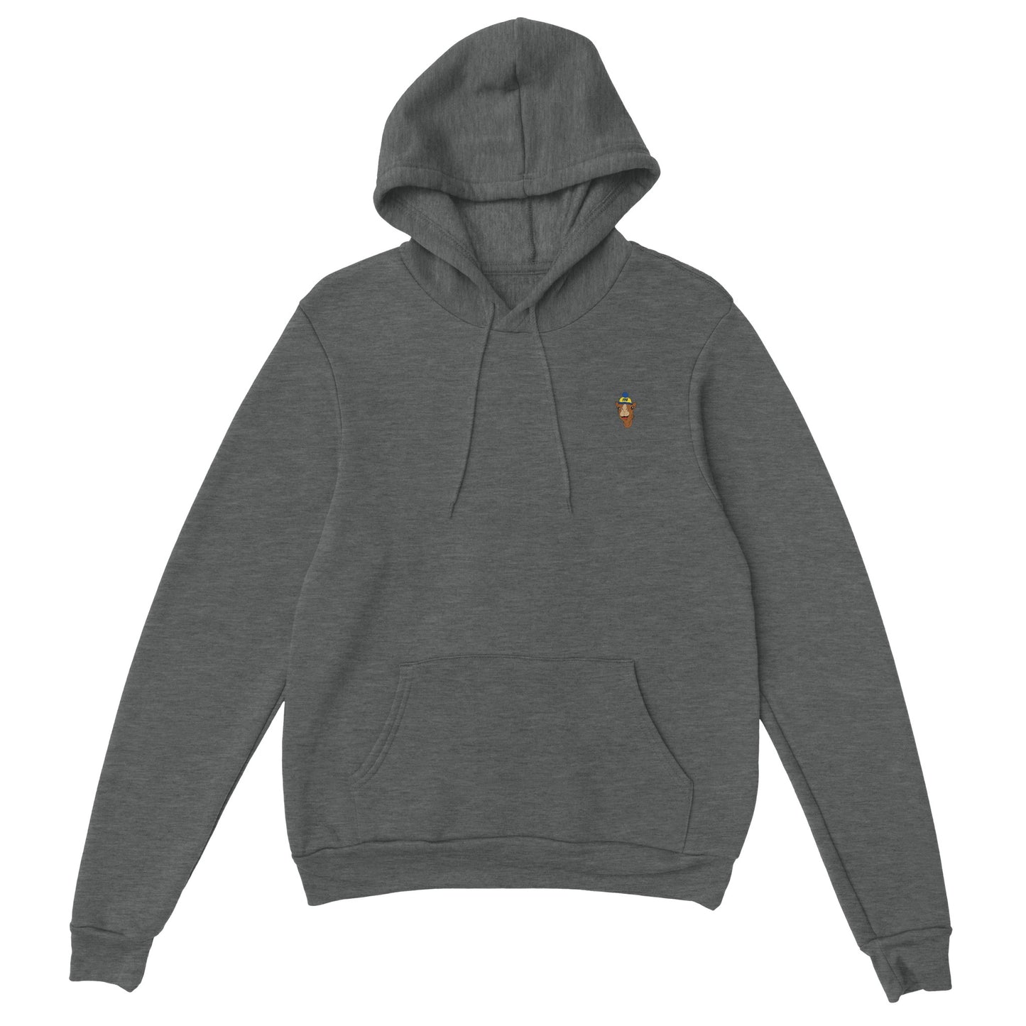 Kameel klein kleur hoodie