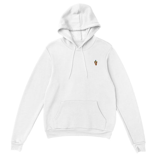 Kameel klein kleur hoodie