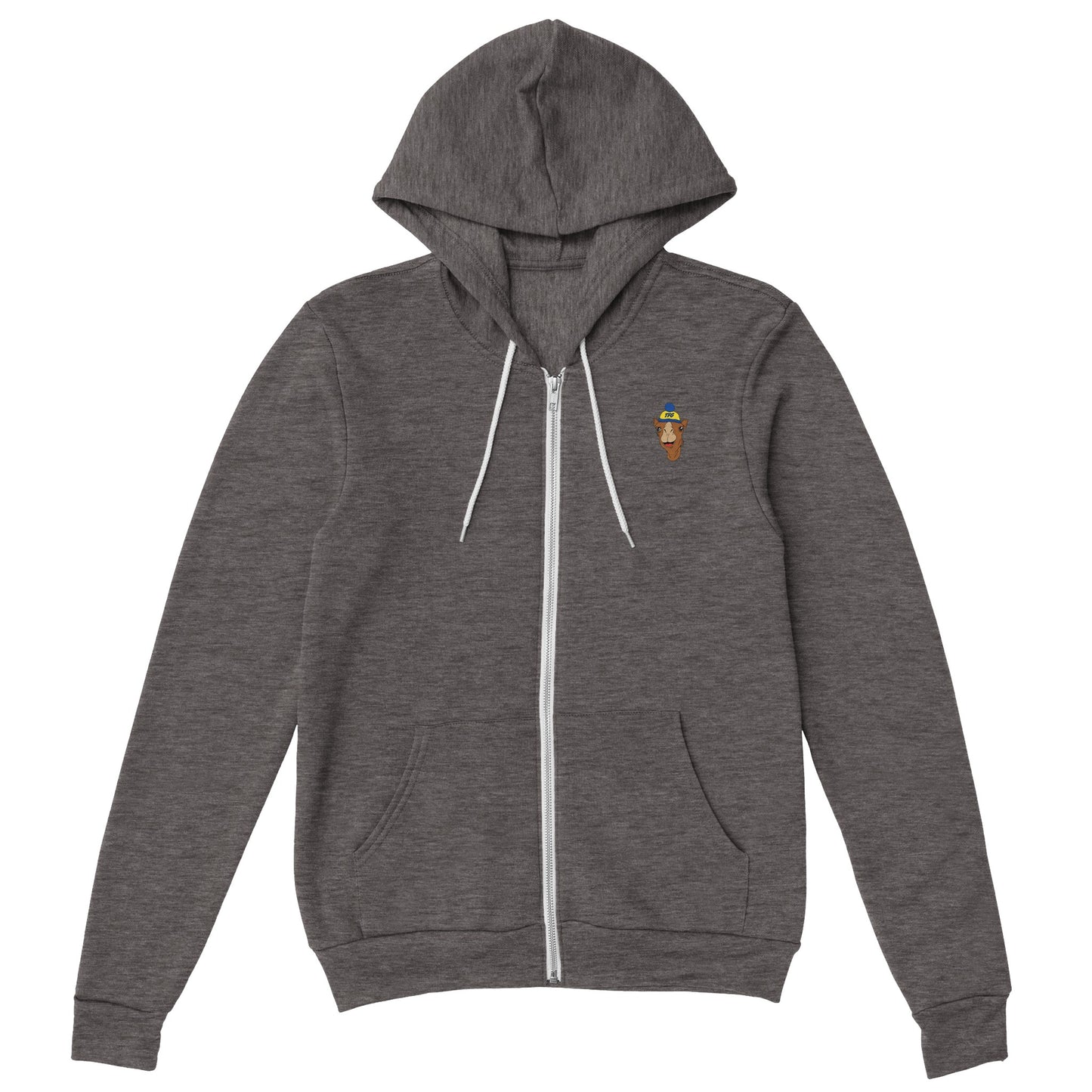 Kameel logo kleur klein Hoodie rits