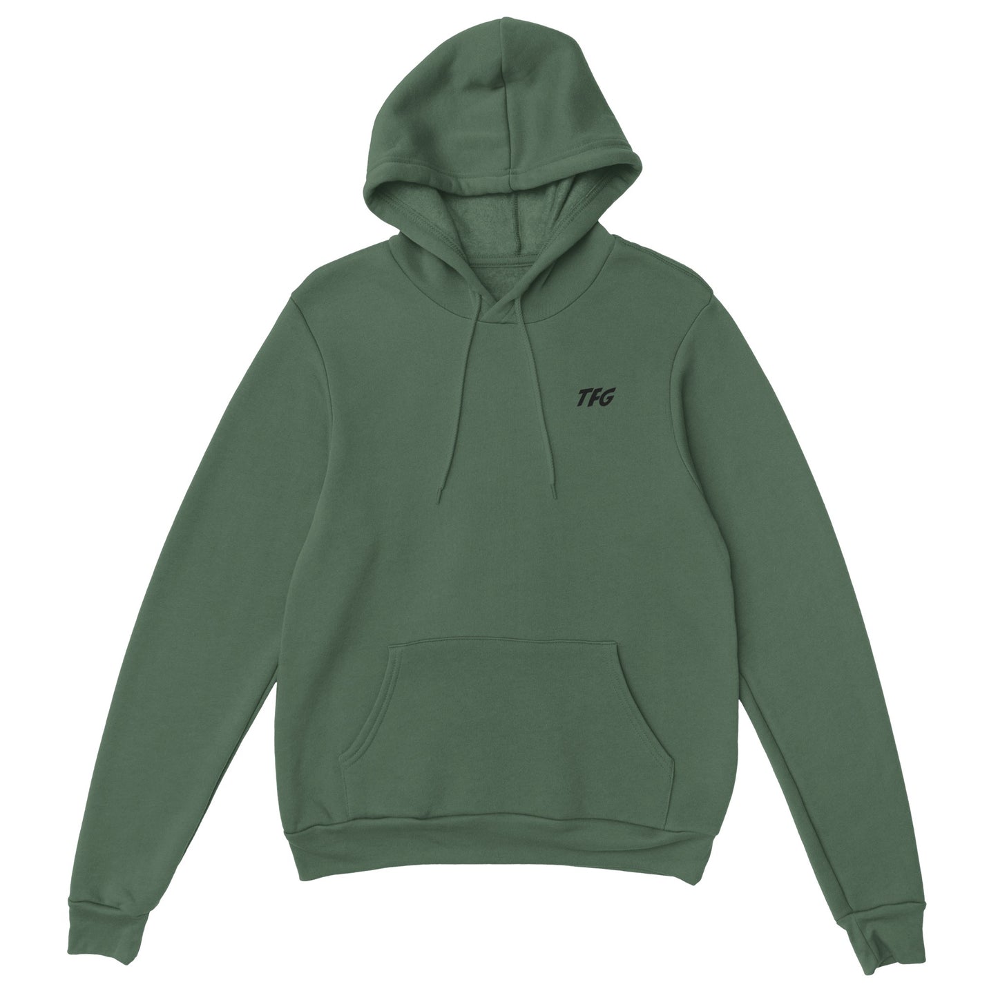 TFG front back zwart hoodie